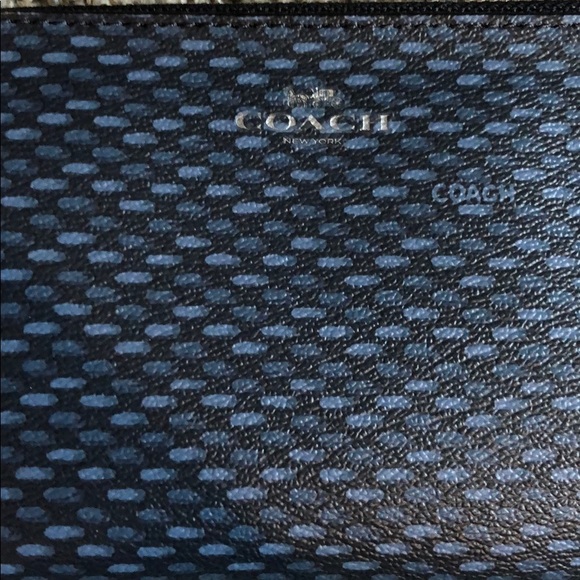 Coach Wristlet - Navy - Picture 2 of 3